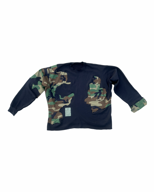 Camo crewneck